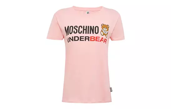 MOSCHINO Футболка женская розовые