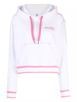 Moschino худи с логотипом, белый