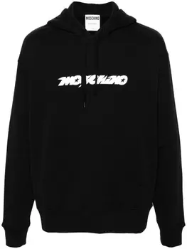 Moschino худи с логотипом, черный