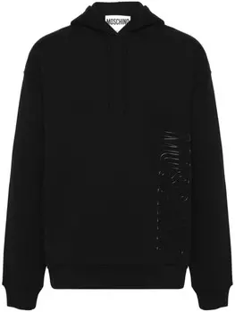 Moschino худи с логотипом, черный