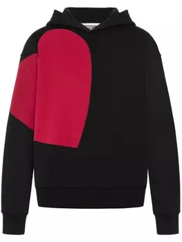 Moschino худи с принтом, черный