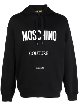 Moschino худи с принтом Couture!, черный
