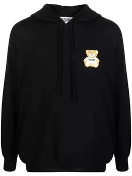 Moschino худи Teddy Bear из вирджинской шерсти, черный