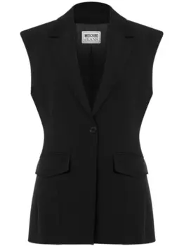 MOSCHINO JEANS блейзер с рукавами кап, черный