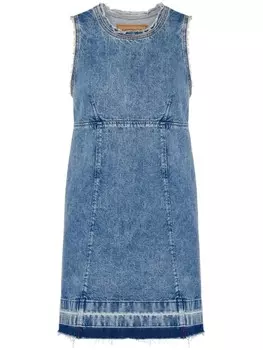 MOSCHINO JEANS джинсовое платье мини, синий