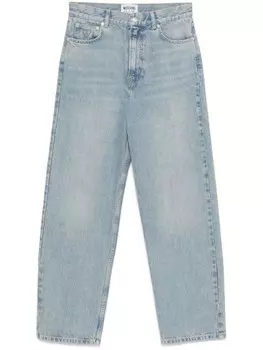 MOSCHINO JEANS джинсы с нашивкой-логотипом, синий