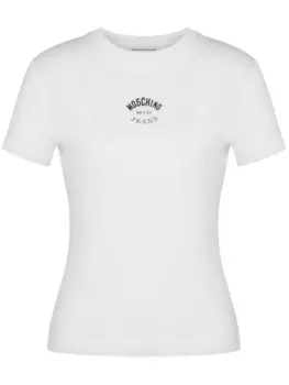 MOSCHINO JEANS футболка с логотипом, белый