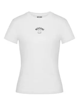 MOSCHINO JEANS футболка с логотипом, белый