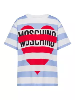 MOSCHINO JEANS футболка с логотипом, синий