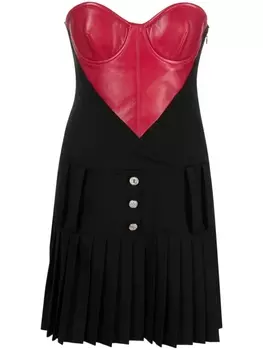 MOSCHINO JEANS габардиновое платье мини, черный