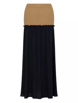 MOSCHINO JEANS хлопковая юбка, синий