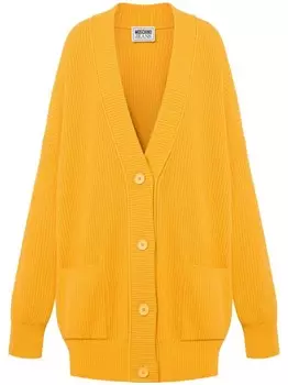 MOSCHINO JEANS кардиган оверсайз с V-образным вырезом