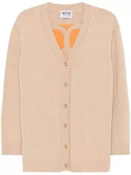 MOSCHINO JEANS кардиган Peace & Love, нейтральный цвет