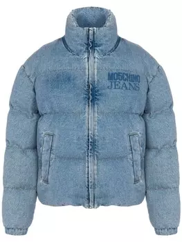 MOSCHINO JEANS куртка-пуховик, синий