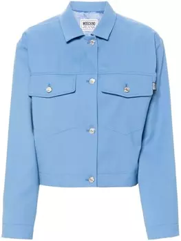 MOSCHINO JEANS куртка с логотипом, синий