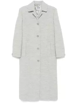 MOSCHINO JEANS пальто из букле, серый