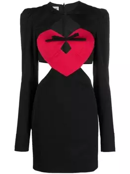 MOSCHINO JEANS платье мини с вырезами, черный