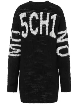 MOSCHINO JEANS платье с логотипом, черный