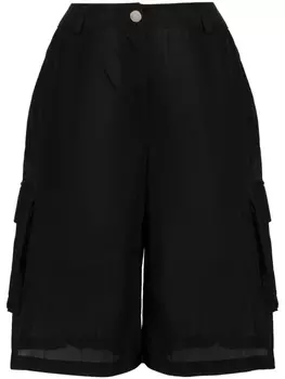 MOSCHINO JEANS прозрачные шорты, черный