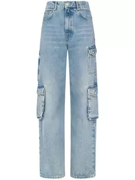MOSCHINO JEANS прямые джинсы средней посадки, синий