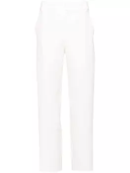 MOSCHINO JEANS строгие брюки из джерси, белый