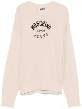 MOSCHINO JEANS свитер с логотипом, серый