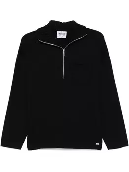 MOSCHINO JEANS свитер с высоким воротом, черный