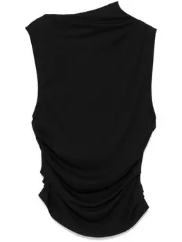 MOSCHINO JEANS топ асимметричного кроя, черный