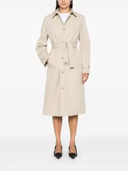 MOSCHINO JEANS тренч с цепочкой, нейтральный цвет