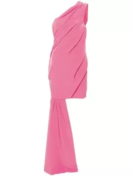 MOSCHINO JEANS вечернее платье на одно плечо, розовый