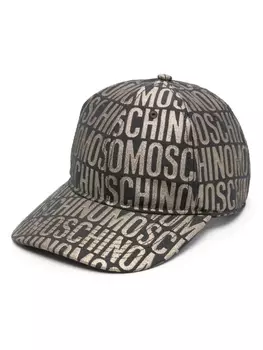 Moschino кепка с логотипом, черный