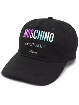 Moschino кепка с логотипом, черный