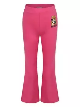 Moschino Kids брюки Teddy Bear, розовый