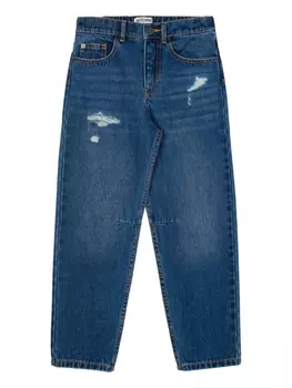 Moschino Kids джинсы Teddy Bear, синий