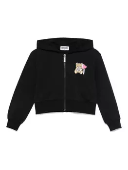 Moschino Kids худи с принтом Teddy Bear, черный