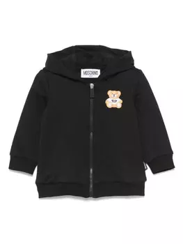 Moschino Kids худи Teddy Bear, черный
