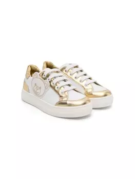 Moschino Kids кеды с декором Teddy Bear, белый