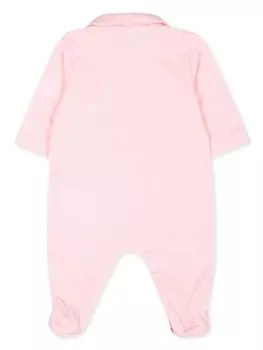 Moschino Kids комбинезон eskimo с принтом teddy bear, розовый