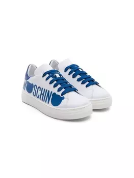 Moschino Kids кроссовки Teddy Bear, белый