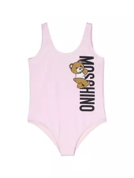 Moschino Kids купальник Teddy Bear, розовый