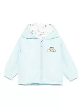 Moschino Kids непромокаемая куртка Teddy Bear, синий