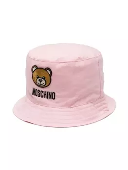 Moschino Kids панама Teddy Bear, розовый