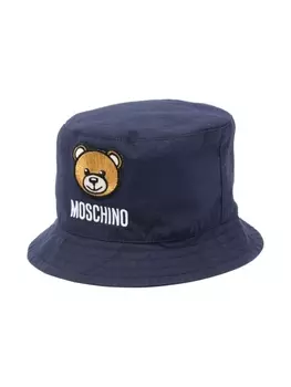 Moschino Kids панама Teddy Bear, синий