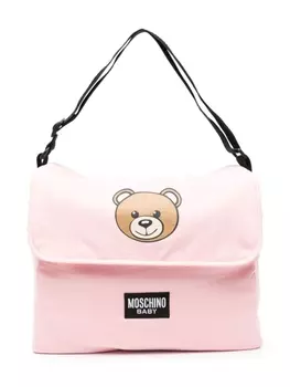 Moschino Kids пеленальная сумка Teddy Bear, розовый