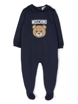 Moschino Kids пижама Teddy Bear, синий