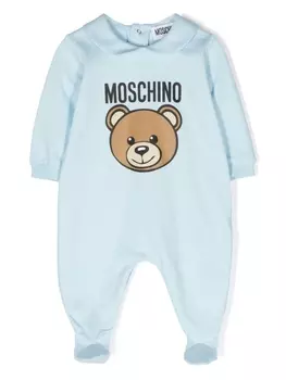 Moschino Kids пижама Teddy Bear, синий