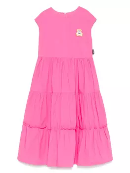 Moschino Kids платье Teddy Bear, розовый