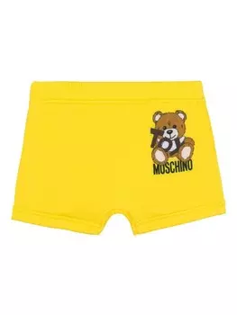 Moschino Kids плавки Teddy Bear, желтый