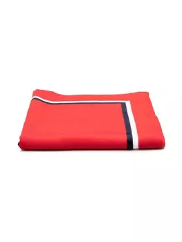 Moschino Kids полотенце с принтом Teddy Bear, красный