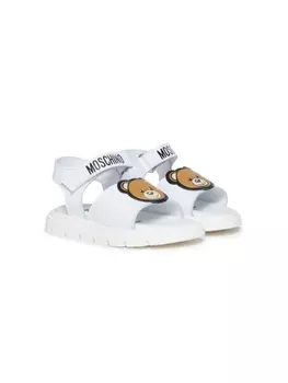 Moschino Kids сандалии Teddy Bear, белый